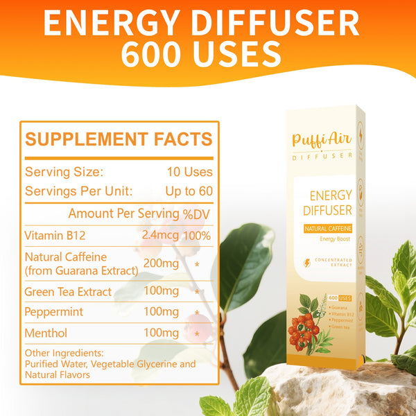 Daytime Energy Set - 600 Uses Each